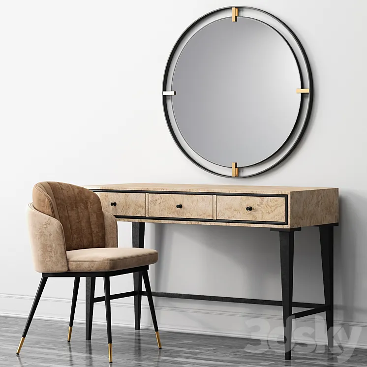 Dressing table PRADO by Rooma Design 3D Model Free