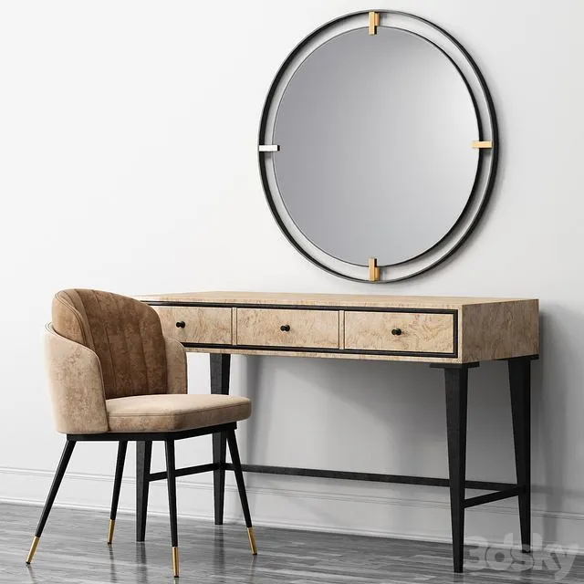 Dressing table PRADO by Rooma Design 3D Model