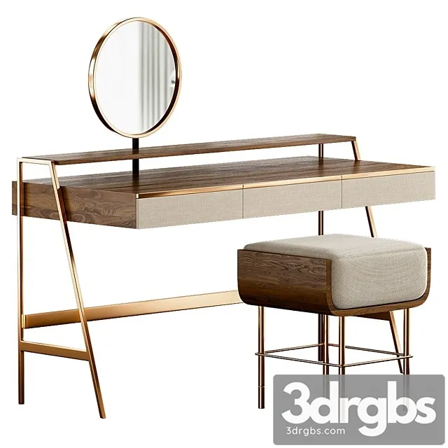 Dressing Table Venere By Gallotti Radice 3D Model Free