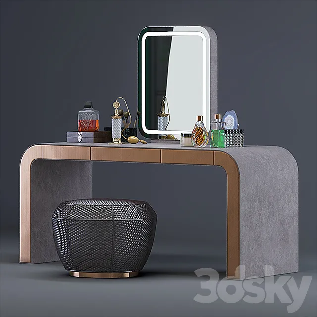 Dressing table Visionnaire - Mobiletrucco 3D Model