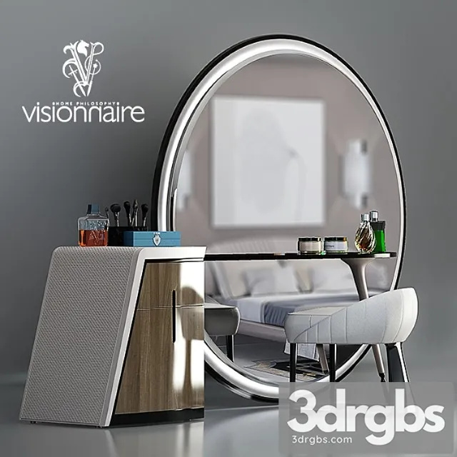 Dressing table visionnaire - westley 2 3D Model Free
