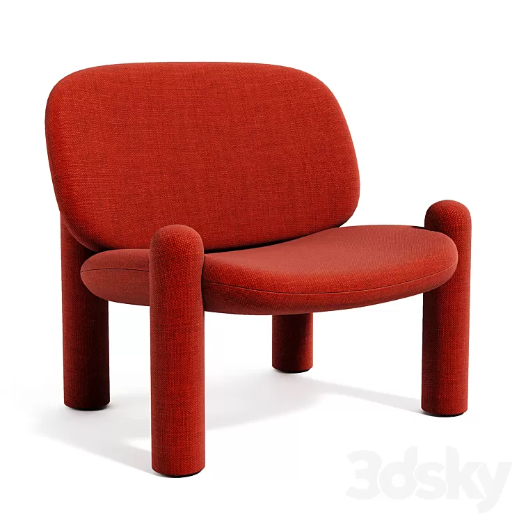 Driade tottori armchair 3D Model