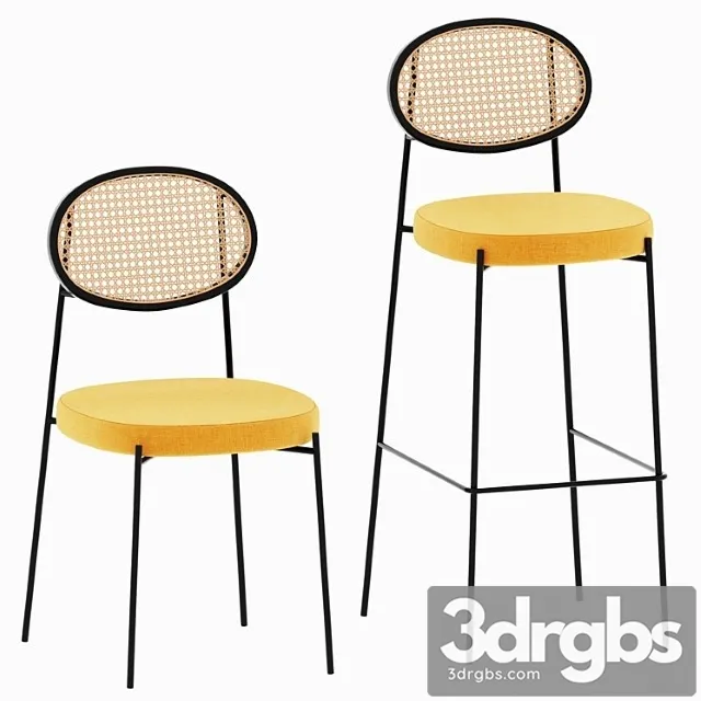 Drift chairs 2 3D Model Free