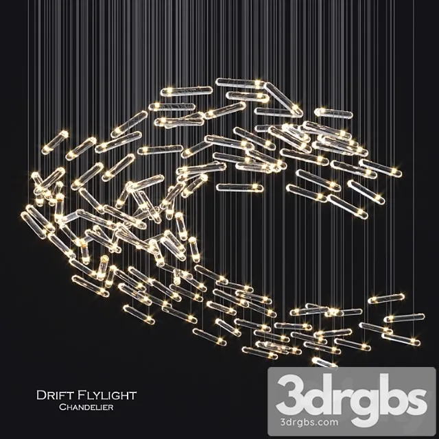 Drift Flylight Chandelier 3 3D Model Download