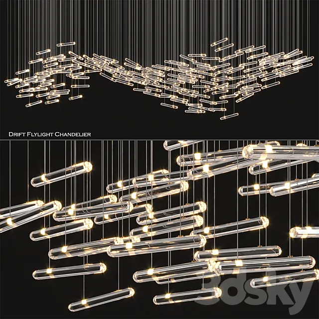 Drift Flylight Chandelier_2 3D Model