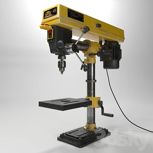 Drilling machine Corvette48 3DModel