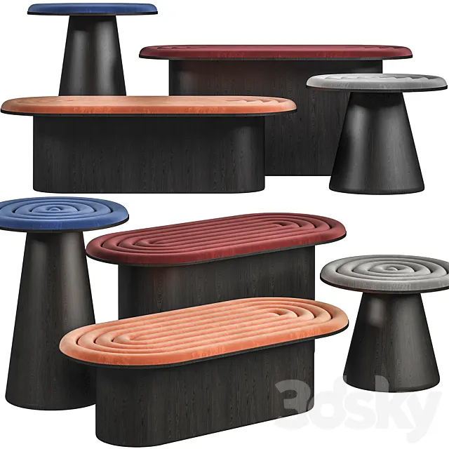Drop benchs 3DModel