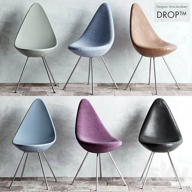 Drop chair 3D Model