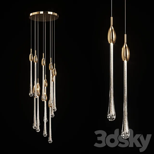 Drop shaped pendant lamp FIAL B Free Download