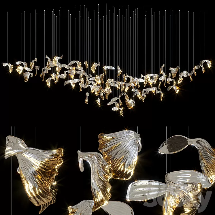 Droplight Vargov Design - Goldfish 3D Model Free