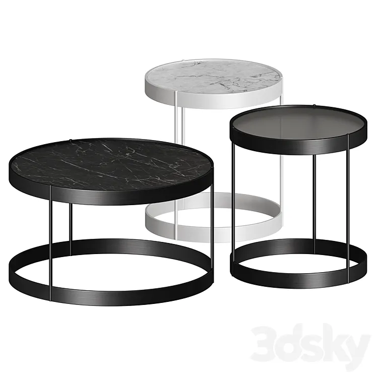 Drum Coffee Table by Bolia 3D Model Free