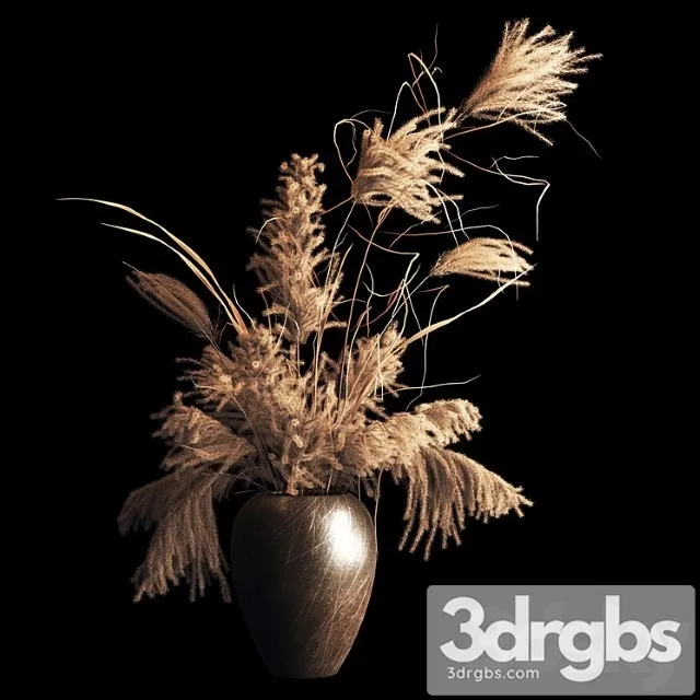 Dry Bouquet 1 3D Model Free