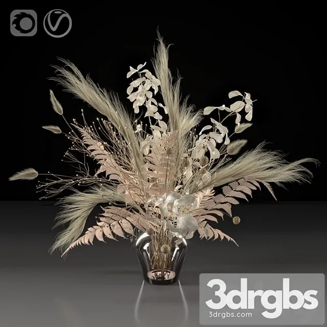 Dry Bouquet 2 3D Model Free