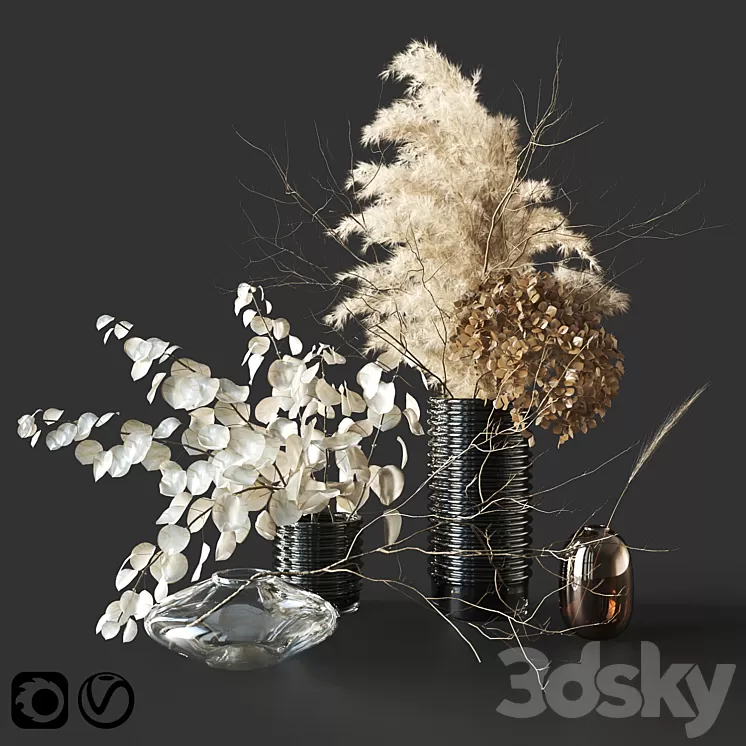 Dry bouquet 3D Model
