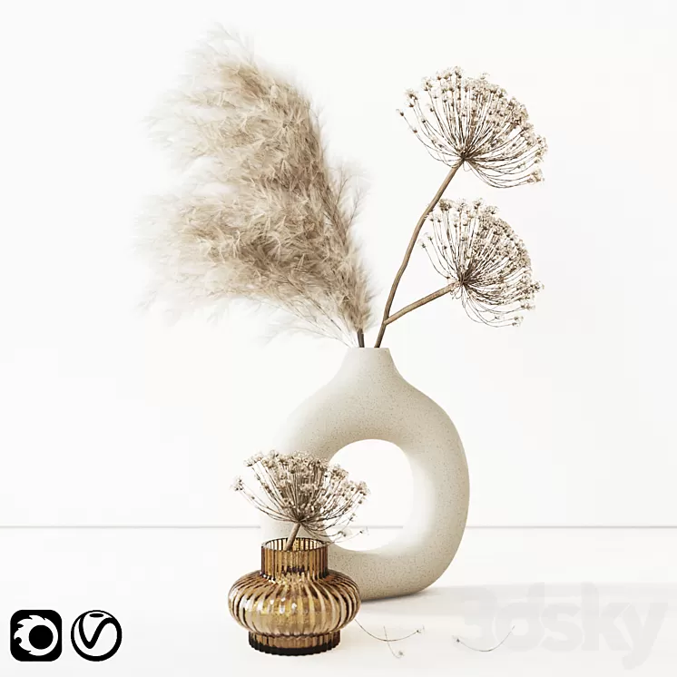 Dry Composition 3D Model