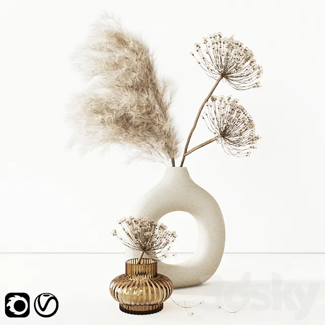 Dry Composition 3D Model