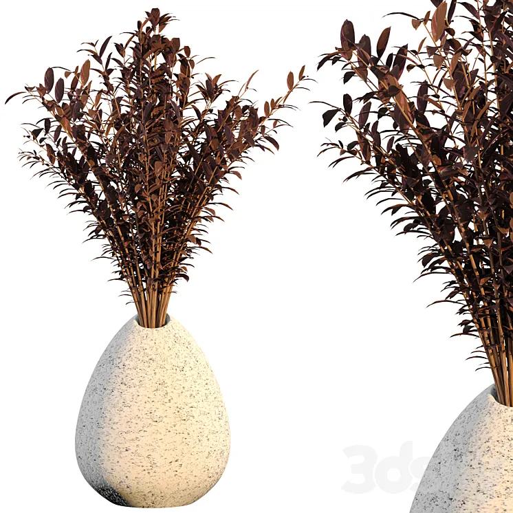 Dry flower 008 3D Model Free