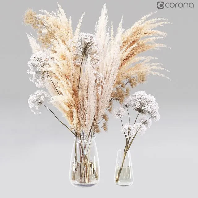 Dry Flower 01 3D Model