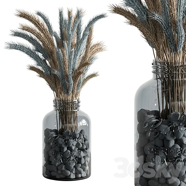 Dry plants 101 - Wheat 3DModel