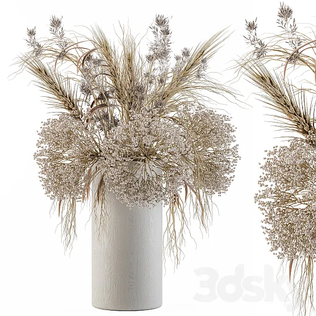 Dry Plants Set 08 3DModel