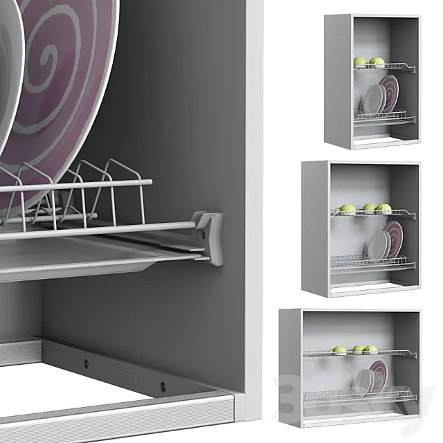 Dryer Kitchen _ Kitchen dish rack 3DModel