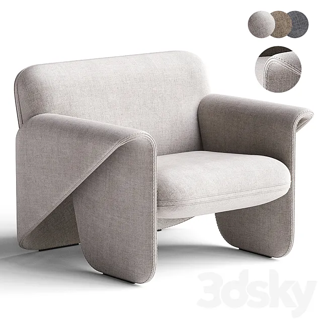 DS 125 armchair De Sede 3D Model