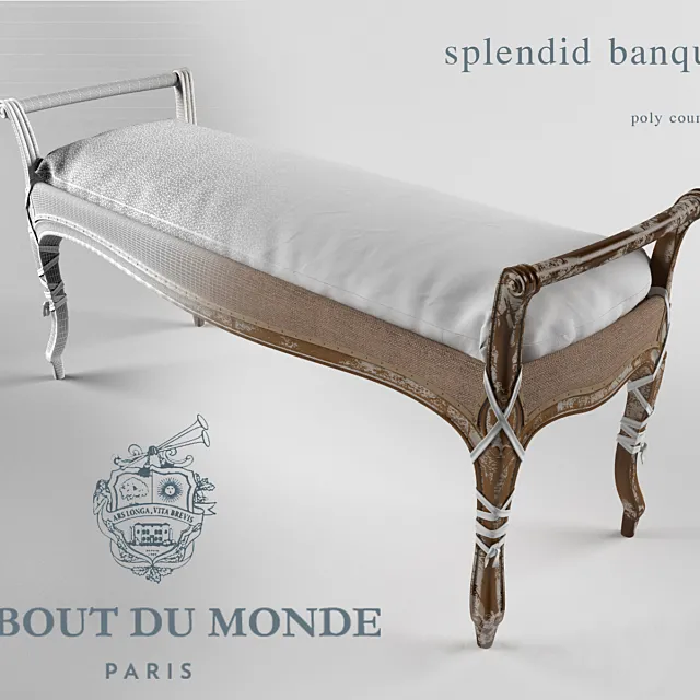 Du Bout Du Monde splendid banquette 3D Model