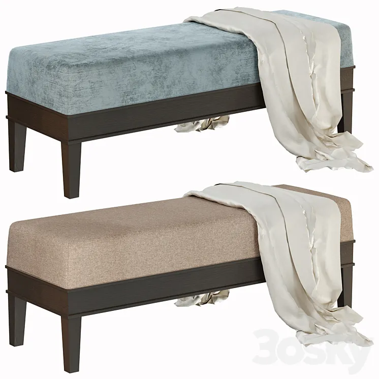 DUBLIN Pouffe 3D Model Free Download