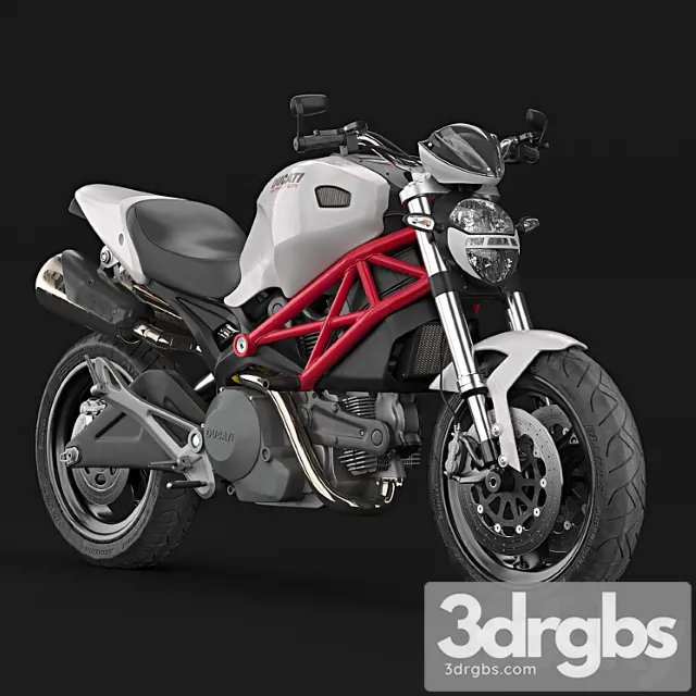 Ducati monster 696 3D Model Free