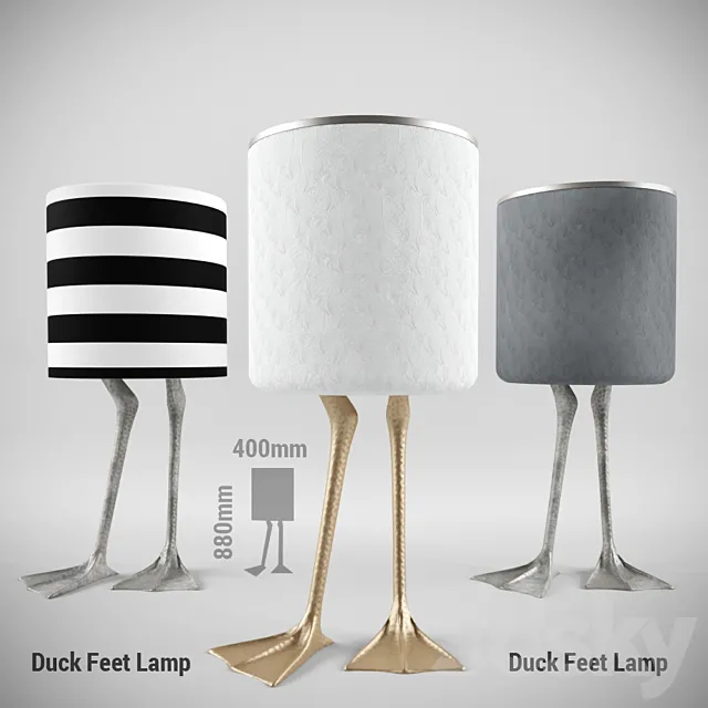 DUCK FEET LAMP 3DModel