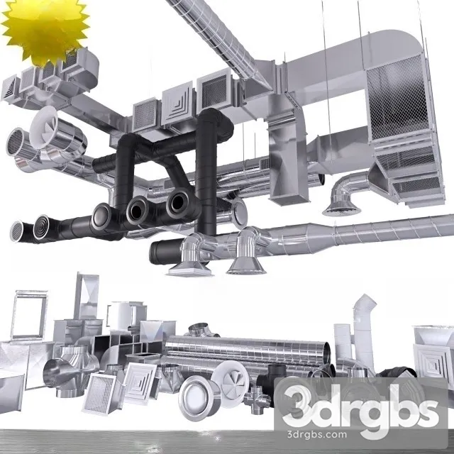 Ducting Kit 3D Model Free