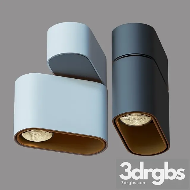 Duell surface by modular lighting instruments 3D Model Free