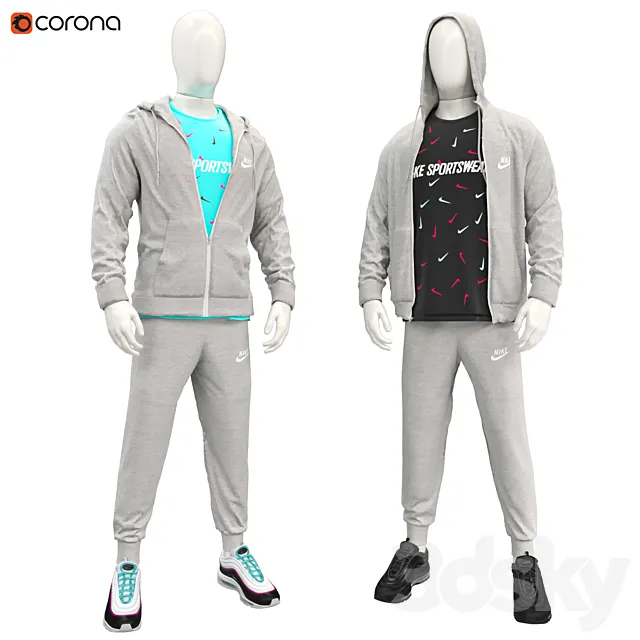 Dummy sports Nike 3D Model