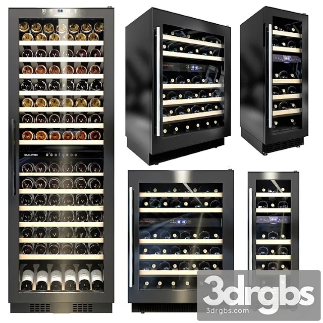 Dunavox wine cabinet 2 2 3D Model Free