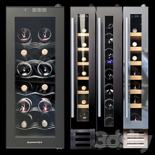 Dunavox Wine cabinet 3 3DModel