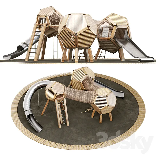 Duncan & Grove CLIMBING FRAME NO.6 3D Model