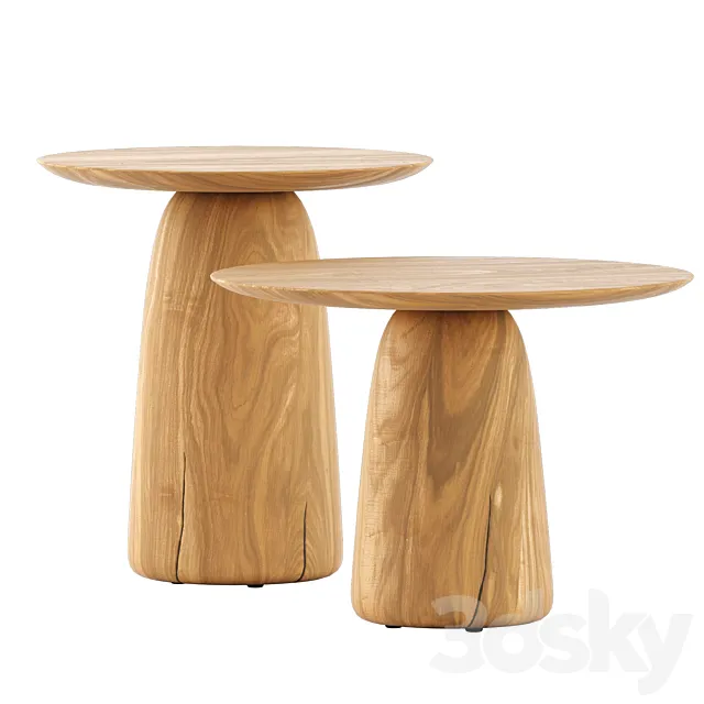 Dunes low table by Tribu 3D Model
