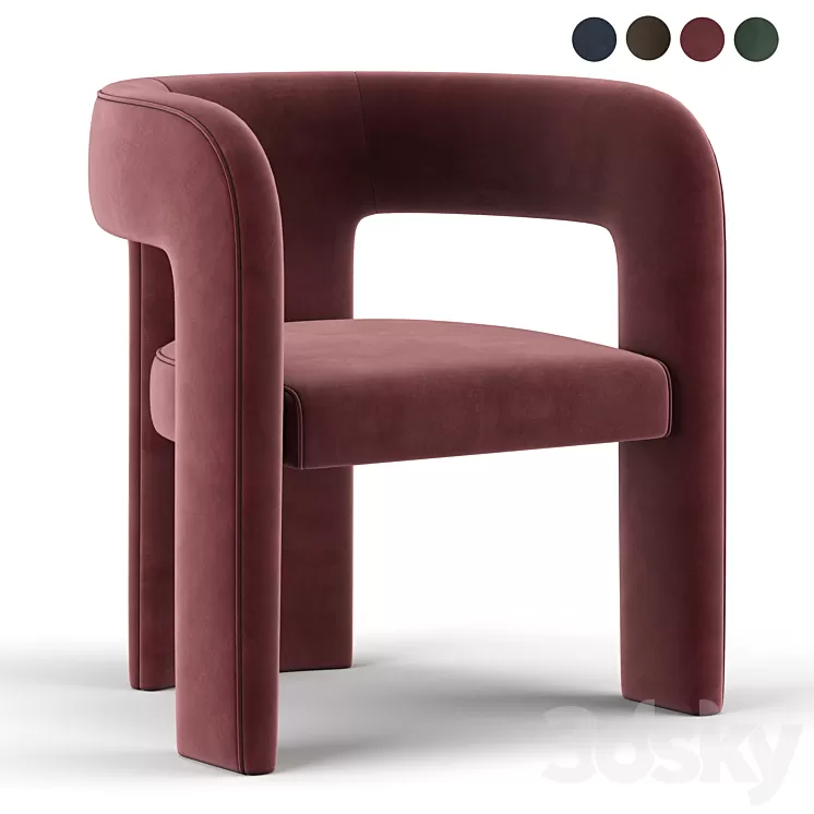Dunloe Chair 3D Model