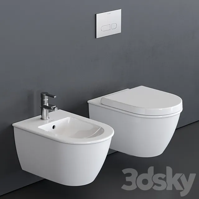 Duravit Darling New Wall-hung WC 3DModel