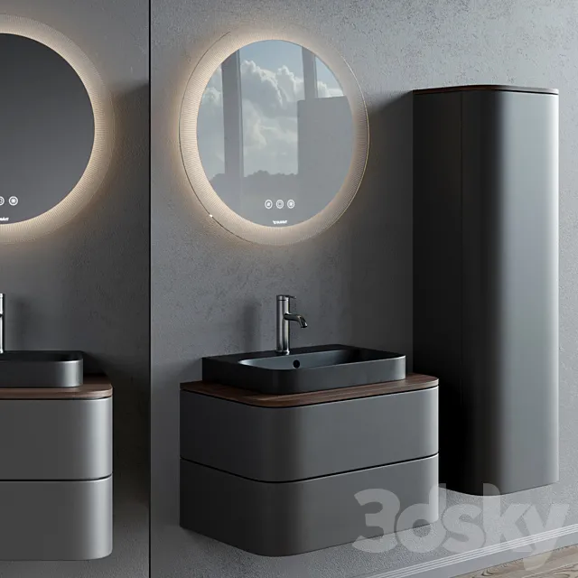 Duravit Happy D.2 Plus | Vanity unit 3D Model