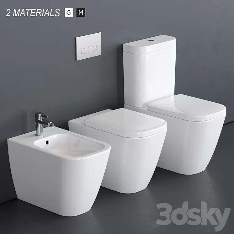 Duravit HAPPY D.2 WC 3D Model