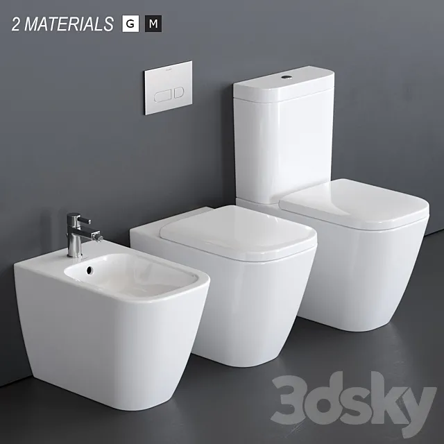 Duravit HAPPY D.2 WC 3DModel