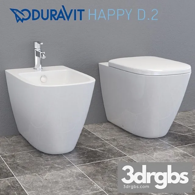 Duravit Happy D2 3D Model Free