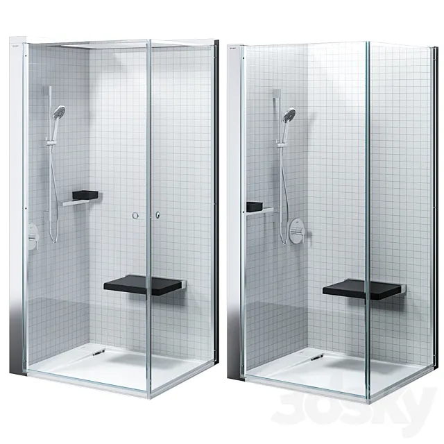 Duravit Openspace Shower Set 3D Model