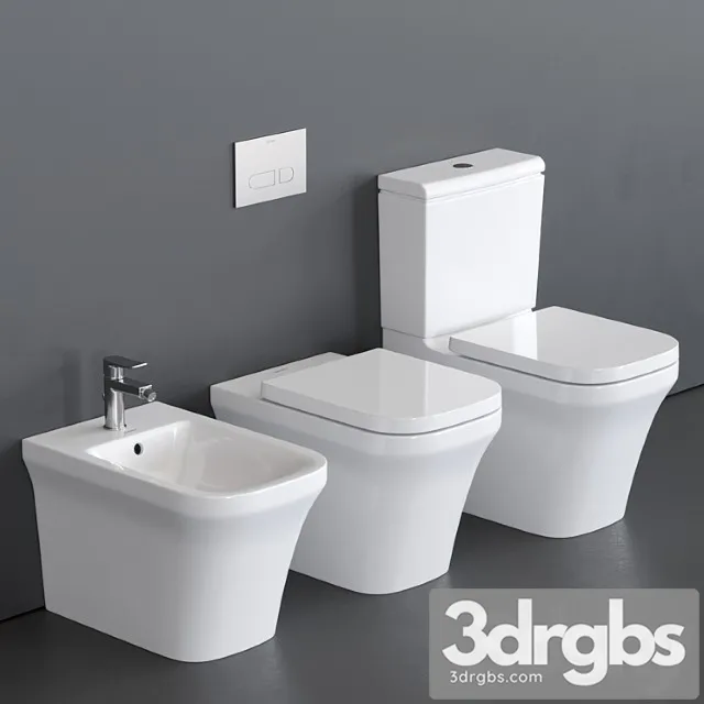 Duravit P3 Comforts Wc 3D Model Free