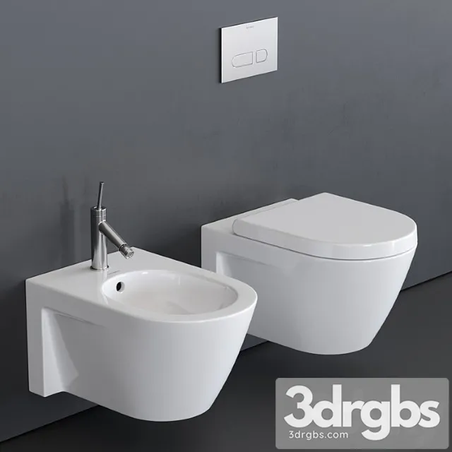 Duravit Starck 2 Wall Hung Wc 3D Model Free