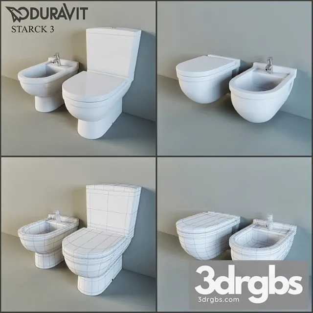 Duravit Starck 3 1 3D Model Free