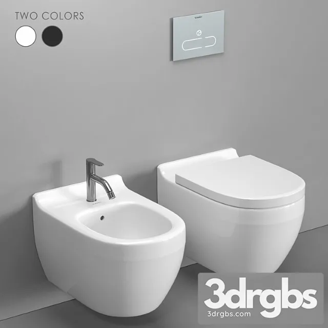 Duravit Starck 3 Podvesnye Unitaz I Bide 3D Model Free