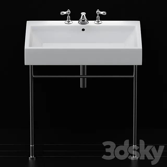 Duravit VERO AIR Console washbasin 3D Model