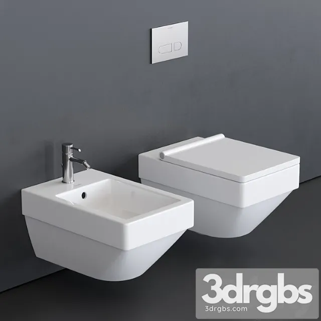 Duravit Vero Air Wall Hung Wc 3D Model Free